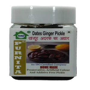 Purnita Dates Ginger Pickle